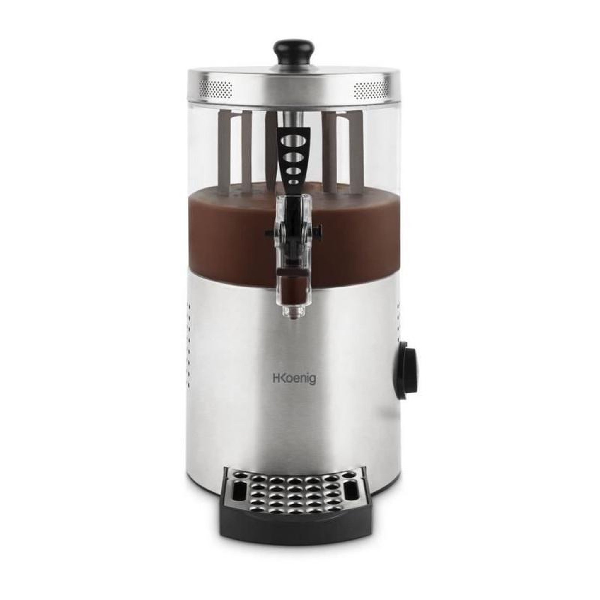 Voir la diapositive 2 : HKOENIG Distributeur de chocolat chaud - H.Koenig - SHK800 - 3 L - 1200 W - Inox