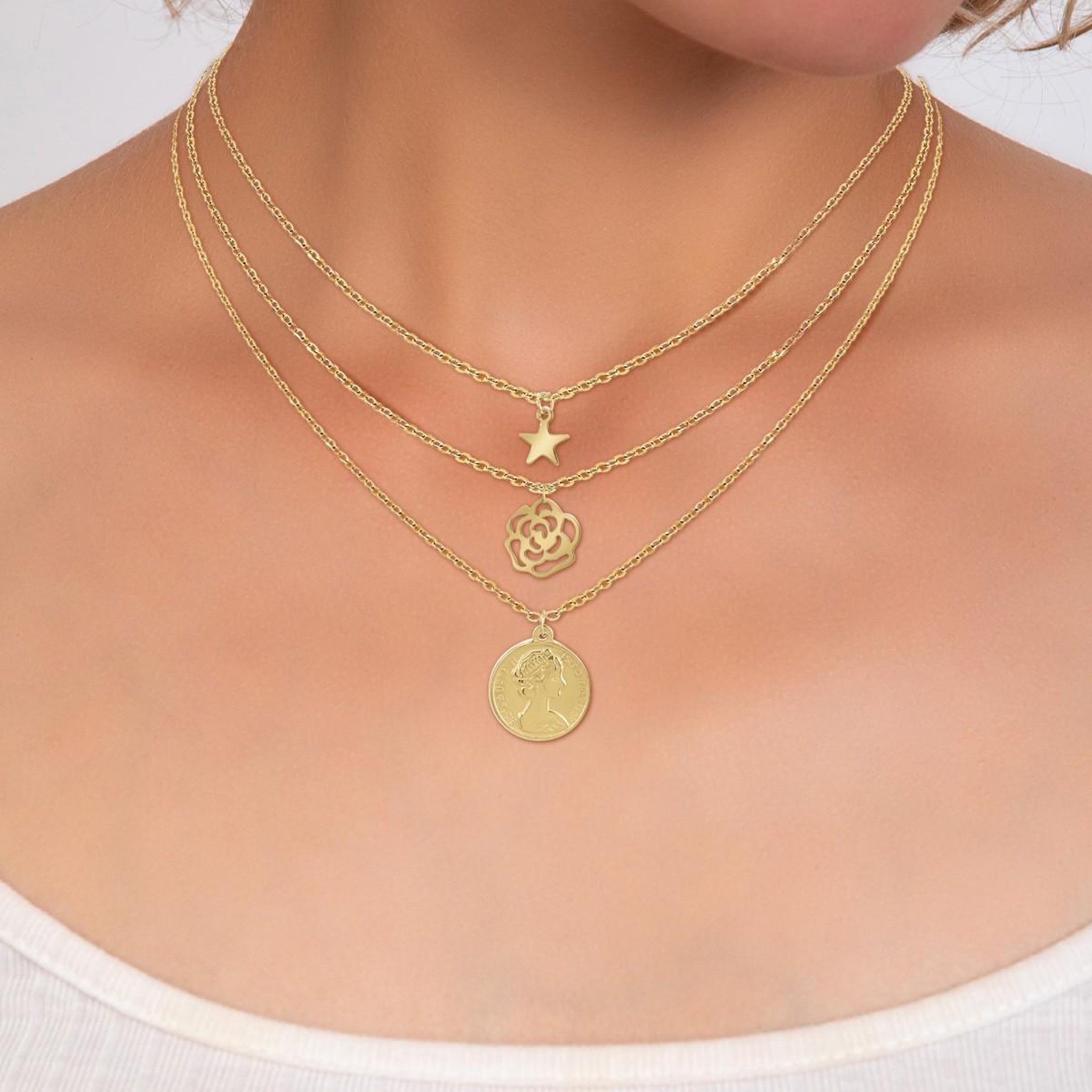 Voir la diapositive 2 : SC BOHEME Collier par SC Bohème en acier inoxydable