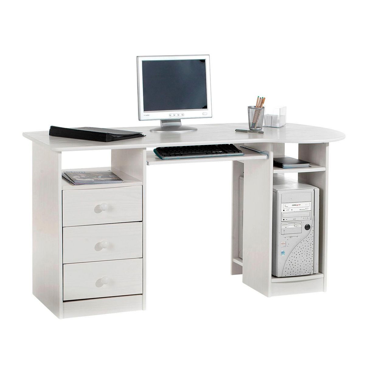IDIMEX Bureau en pin BOB, 2 coloris disponibles