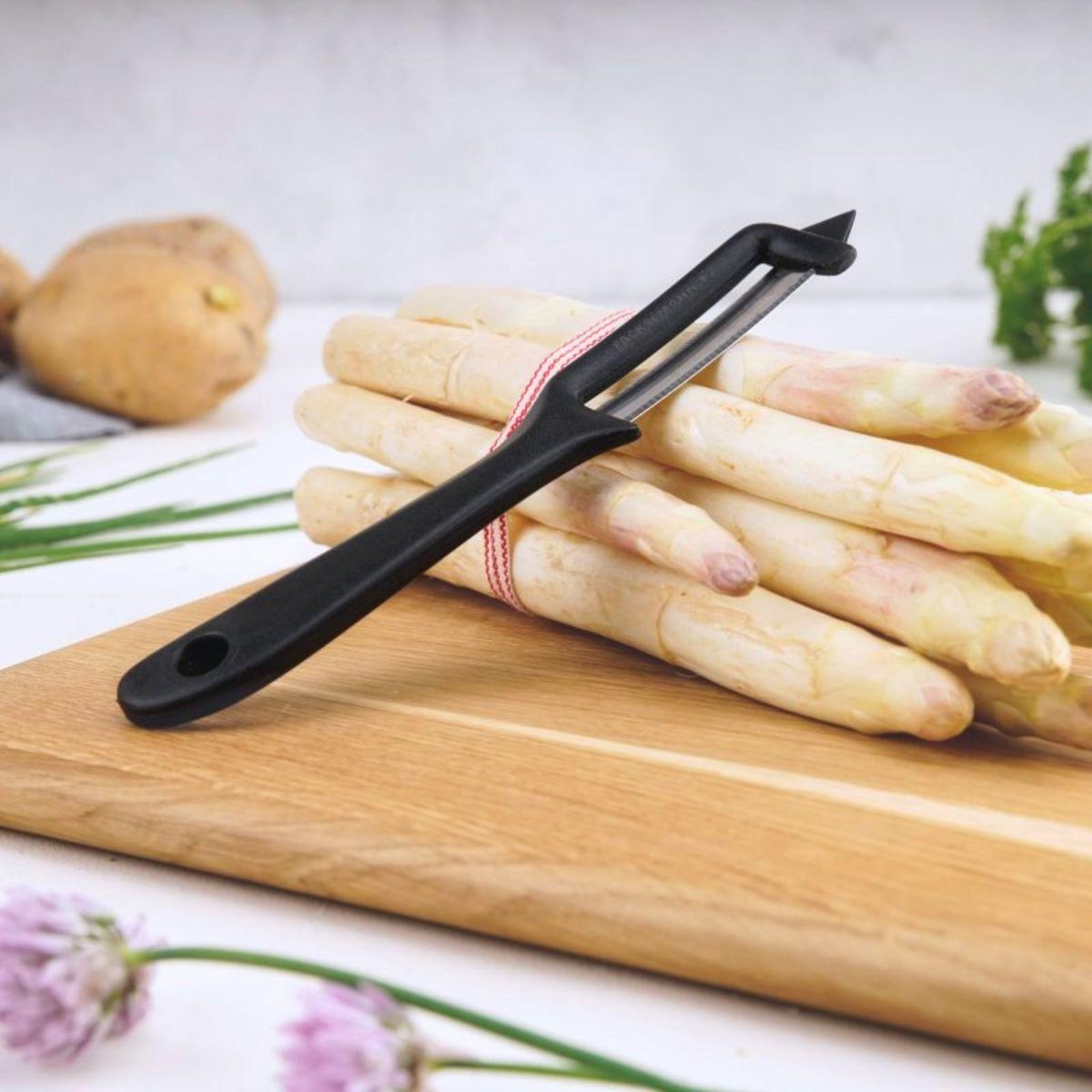 Voir la diapositive 5 : Fackelmann Lot de 2 éplucheurs multifonctions pour légumes 19 cm fackelmann basic
