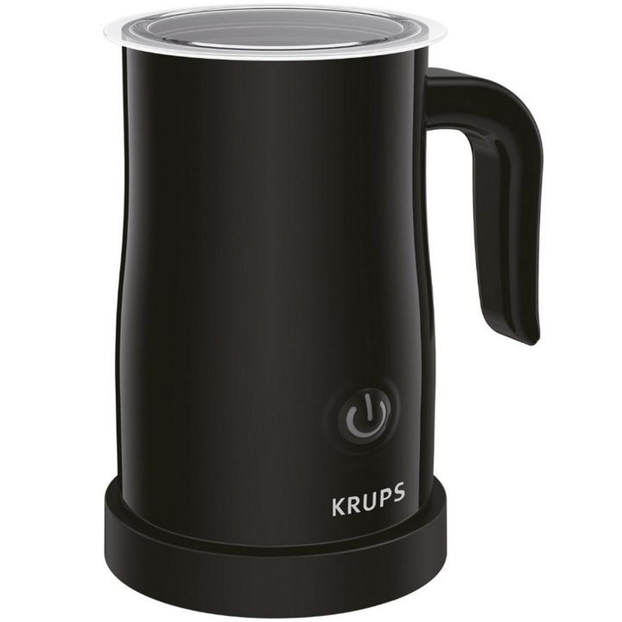 Voir la diapositive 2 : KRUPS Emulsionneur de lait 500w 0.3l noir - xl100810