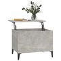 Voir la diapositive 5 : VIDAXL Table basse Gris beton 60x44,5x45 cm Bois d'ingenierie