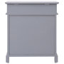 Voir la diapositive 3 : VIDAXL Armoire a chaussures Gris 50 x 28 x 58 cm Bois de Paulownia
