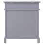 Voir la diapositive 3 : VIDAXL Armoire a chaussures Gris 50 x 28 x 58 cm Bois de Paulownia
