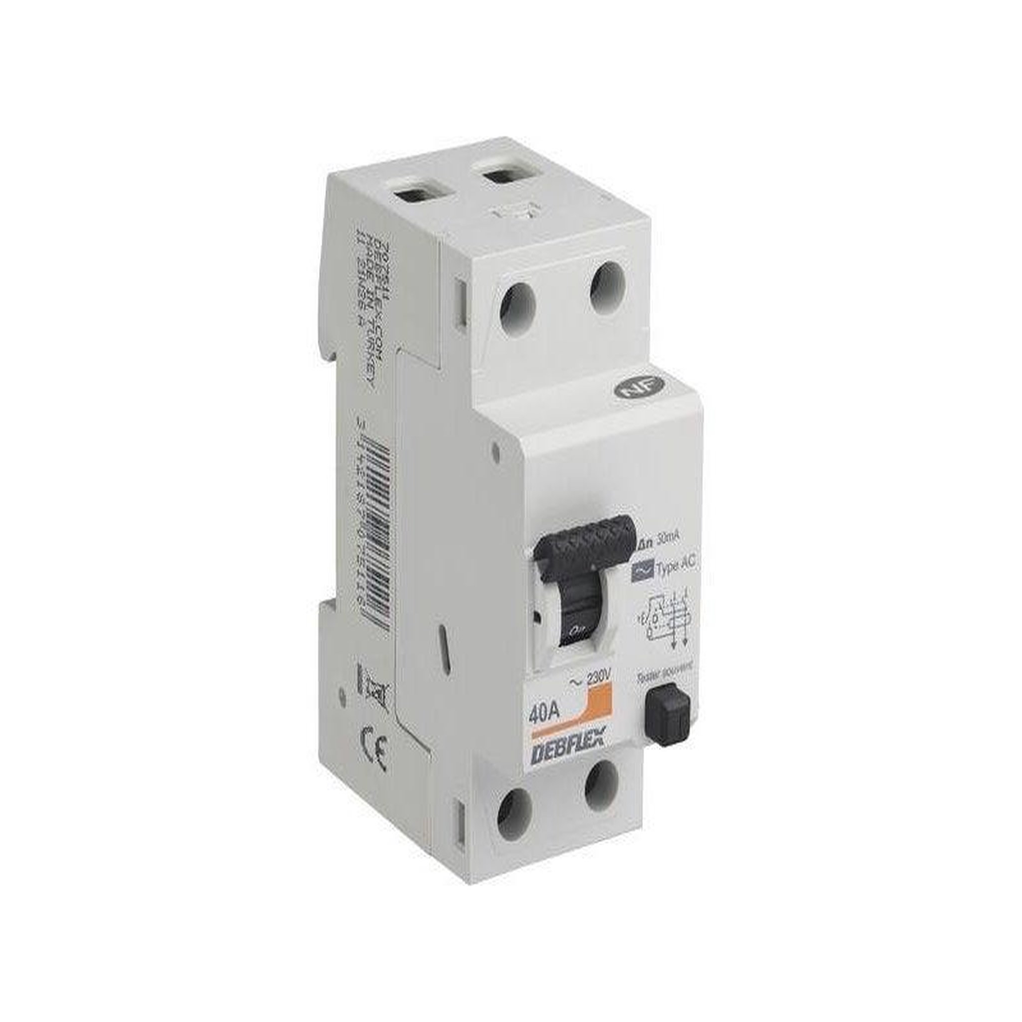 CENTRALE BRICO Interrupteur différentiel DEBFLEX 40 A type AC