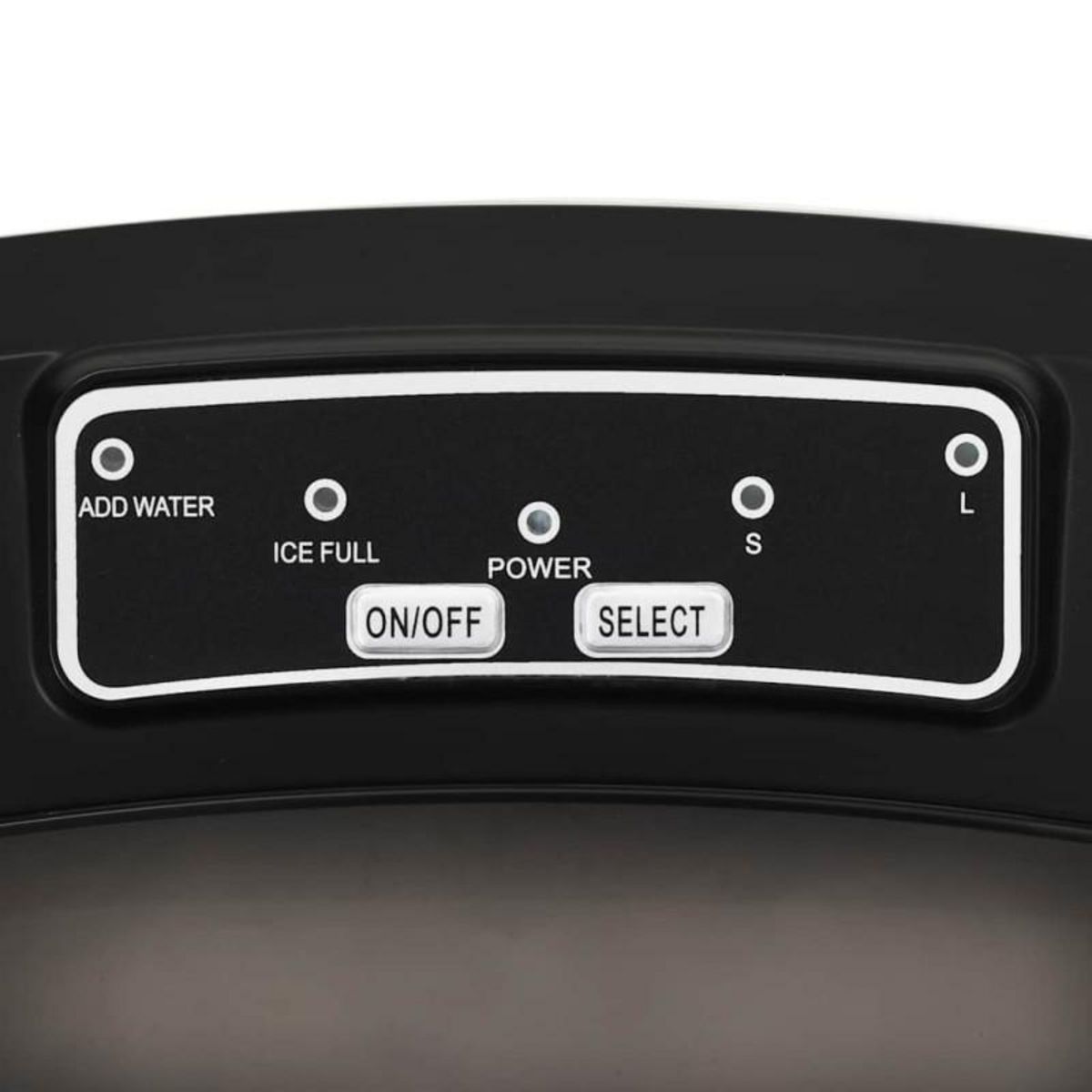 VIDAXL Appareil à glaçons Noir 2,4 L 15 kg 24 h