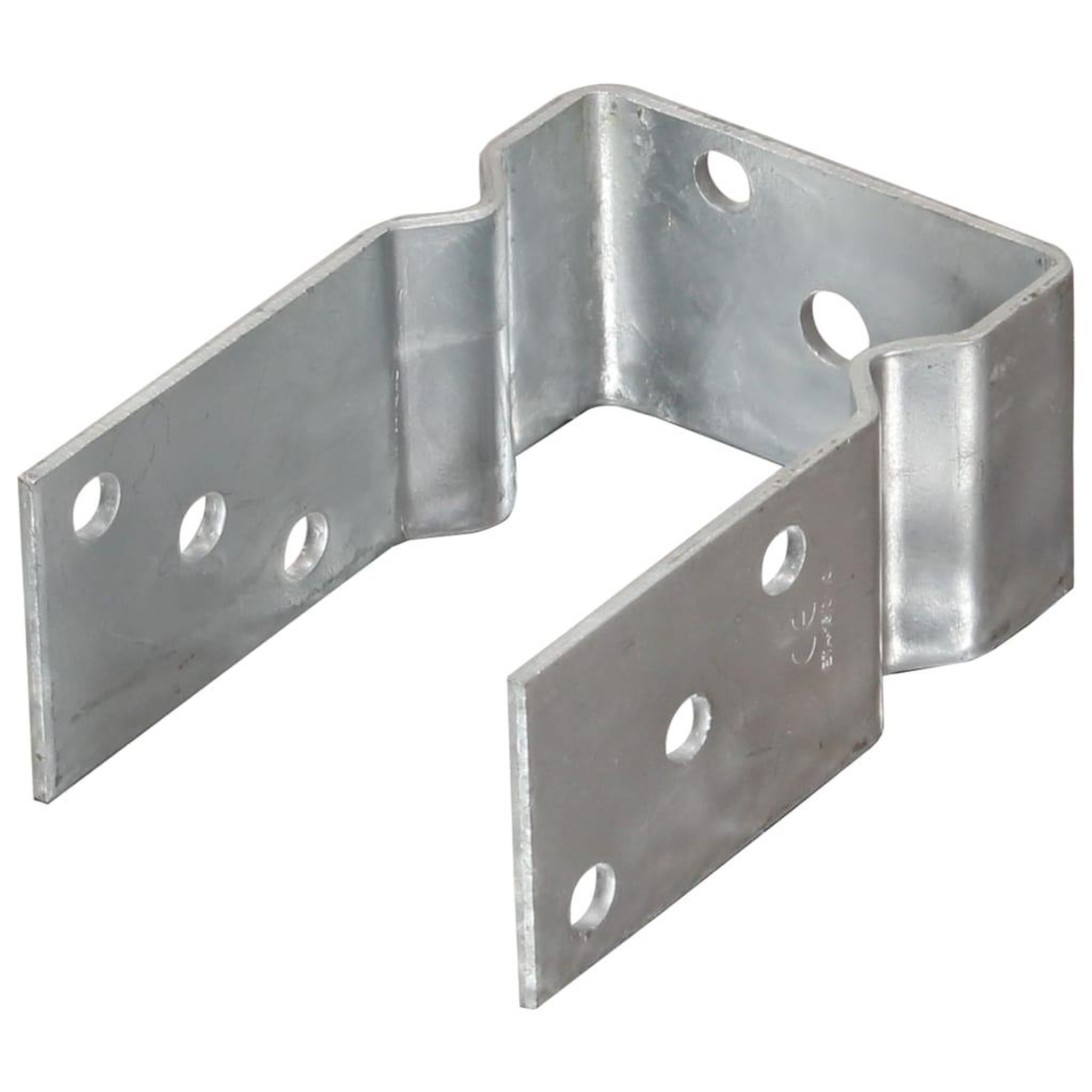 Voir la diapositive 2 : VIDAXL Piquets de cloture 12 pcs argente 9x6x15 cm acier galvanise
