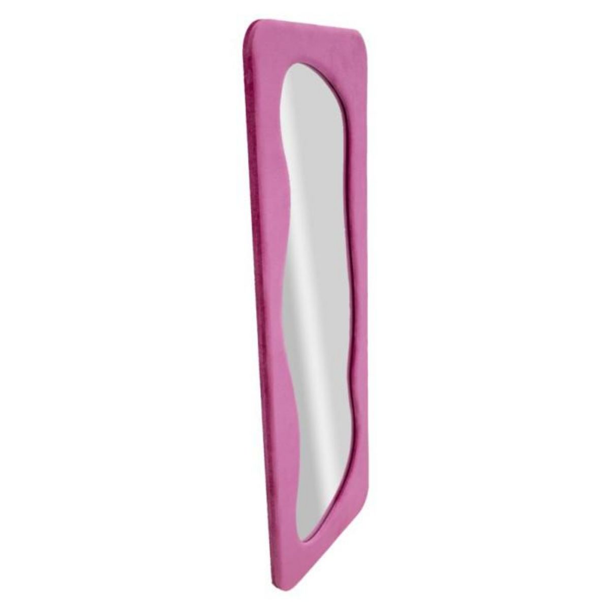 Paris Prix Miroir Mural en Velours  Theodor  160cm Fuchsia