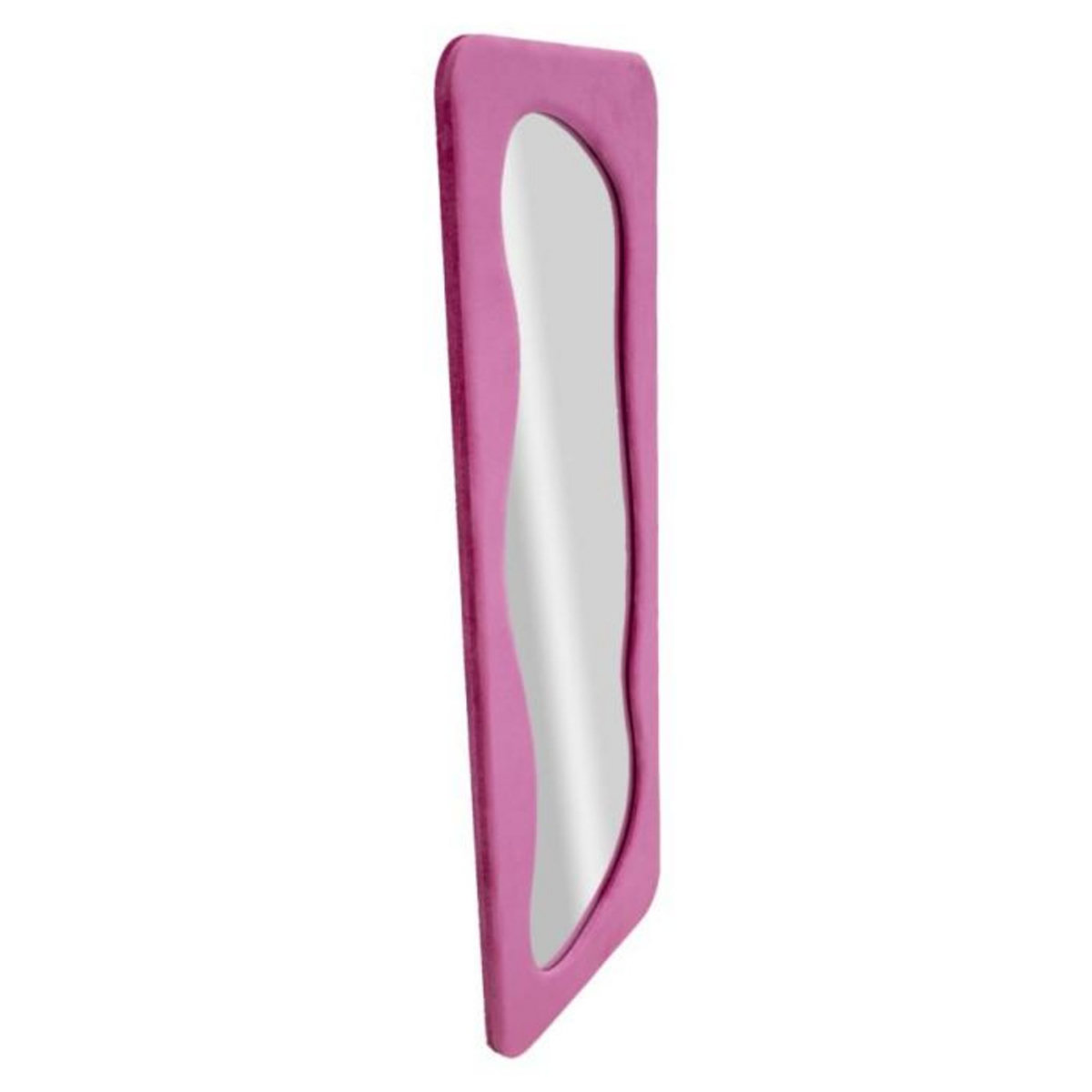 Paris Prix Miroir Mural en Velours  Theodor  160cm Fuchsia