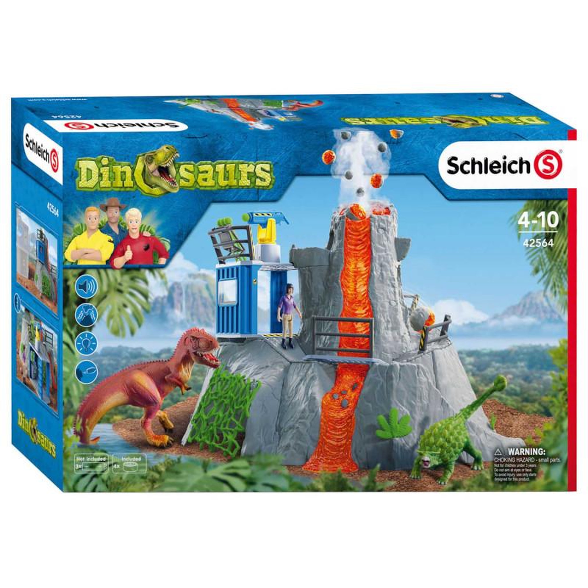 Schleich Schleich Le volcan en éruption 42564
