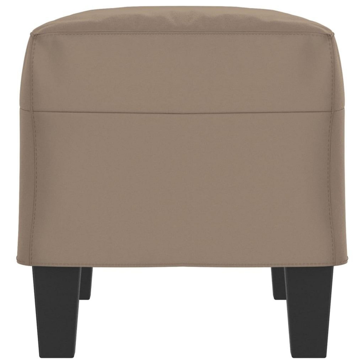 VIDAXL Banc Taupe 70x35x41 cm Tissu microfibre