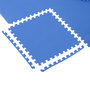 Voir la diapositive 4 : HOMCOM Tapis en mousse de protection sol tapis de fitness 62 cm x 62 cm x 1 cm avec bordures tapis puzzle 25 pièces 9,3 m² de surface bleu