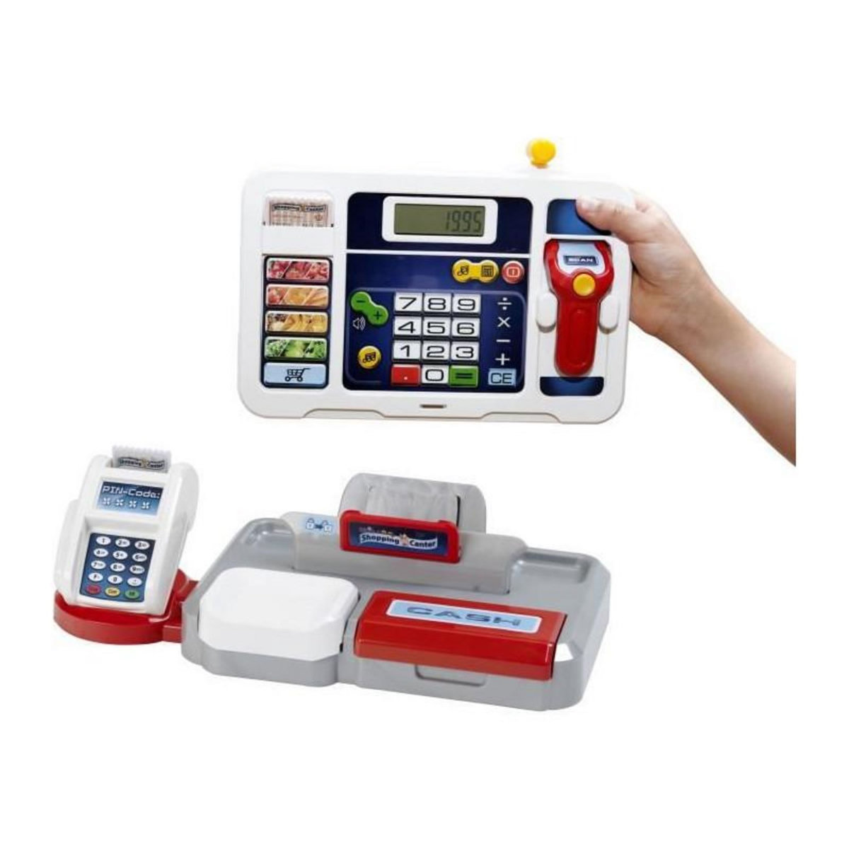 Klein Caisse enregistreuse électronique Shopping Center avec écran détachable et accessoires - KLEIN - 9389