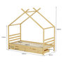 Voir la diapositive 3 : MINEA MINEA | Lit cabane avec tiroir BAMBINO 90x190 cm (matelas non inclus)