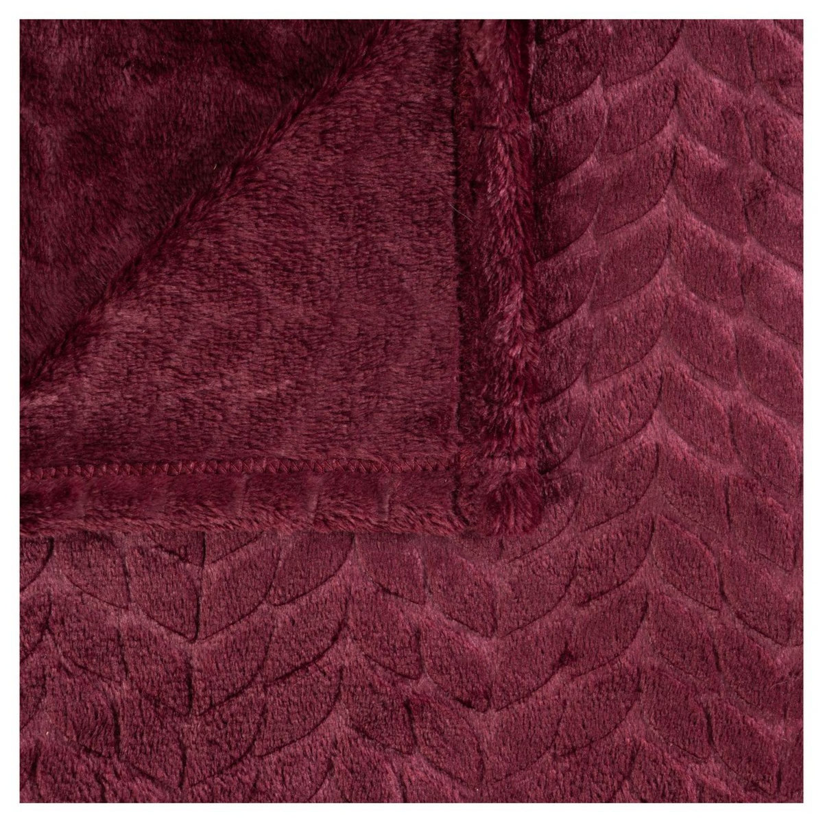 ACTUEL Plaid uni en flanelle 230gsm