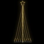 VIDAXL Guirlande de sapin de Noël 447 LED blanc chaud 249 cm