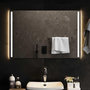 Voir la diapositive 1 : VIDAXL Miroir de salle de bain a LED 90x60 cm
