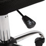 Voir la diapositive 6 : VINSETTO Vinsetto Chaise de bureau ergonomique hauteur réglable piètement chromé pivotant 360° revêtement maille noir