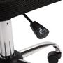 Voir la diapositive 6 : VINSETTO Vinsetto Chaise de bureau ergonomique hauteur réglable piètement chromé pivotant 360° revêtement maille noir