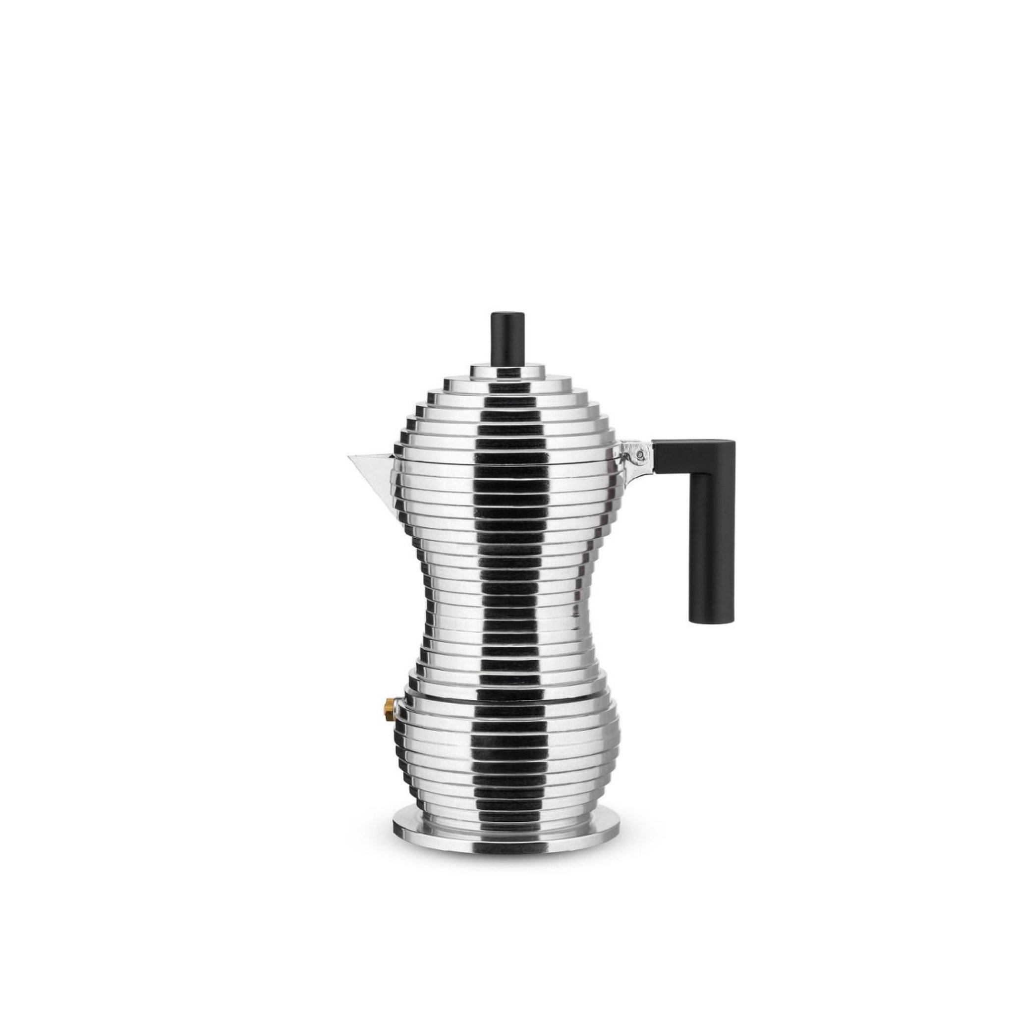 Voir la diapositive 3 : ALESSI Alessi pulcina mdl02/3 b cafetière espresso en alliage d'aluminium, 3 tasses, noir