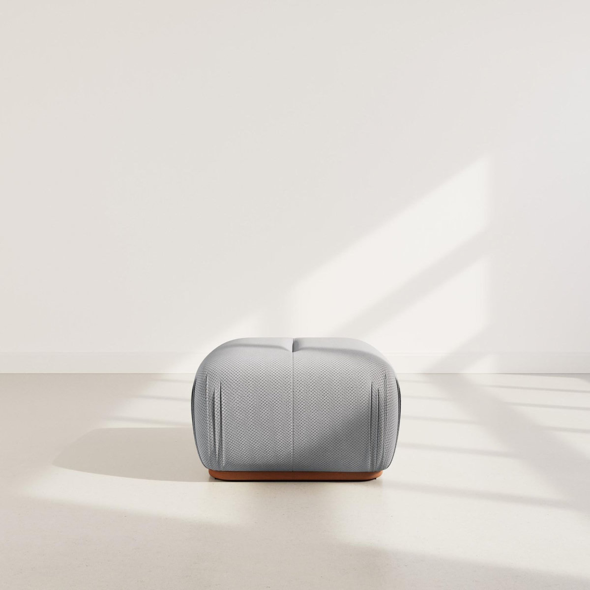 LISA DESIGN Penelope - pouf en velours texturé