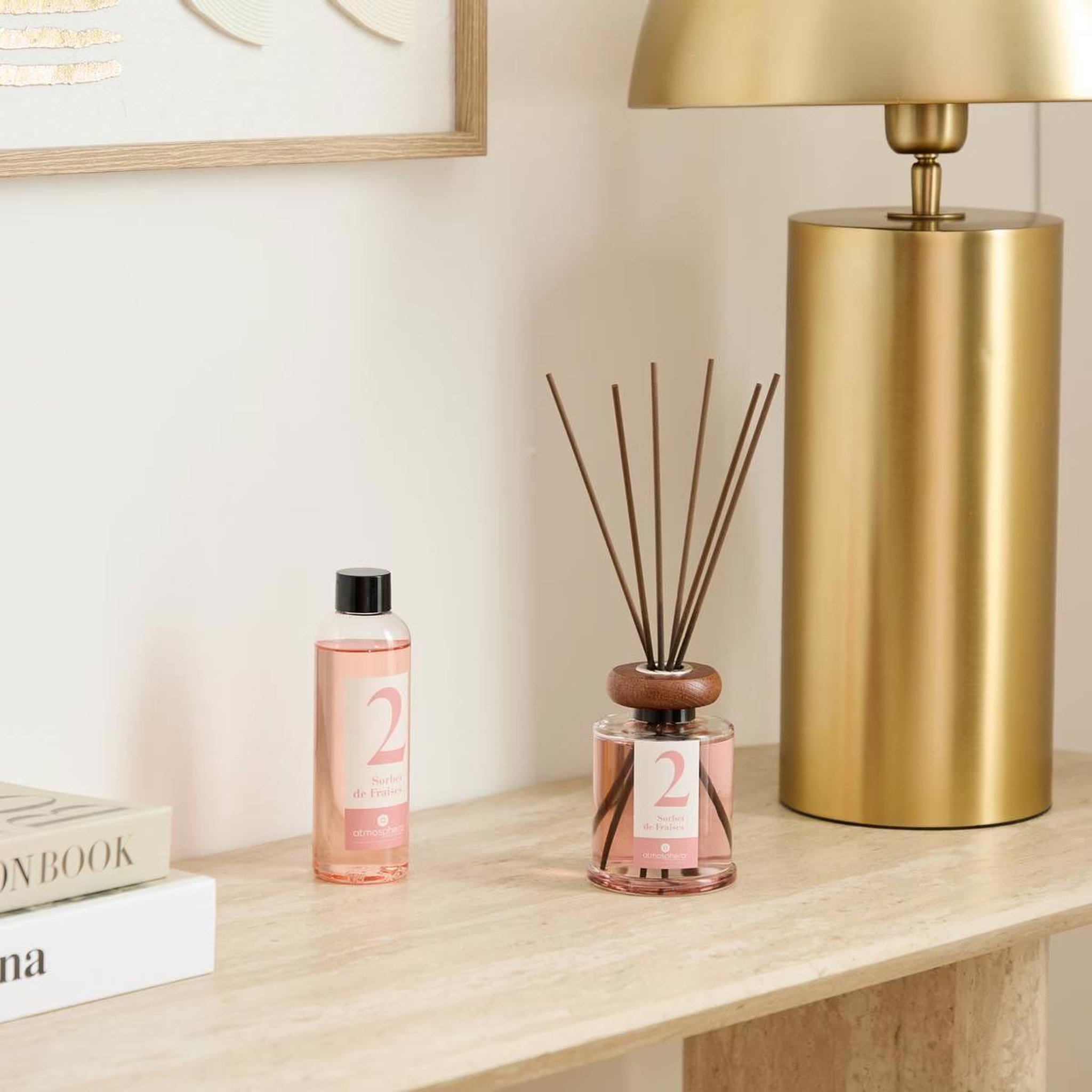 Voir la diapositive 2 : ATMOSPHERA Diffuseur de parfum  numia  180ml sorbet de fraises