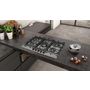 Voir la diapositive 4 : Neff Table de cuisson à gaz 75cm 5 feux inox - t27ds59n0