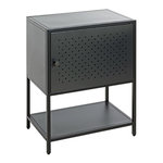 Paris Prix Table de Chevet Design  Boston  60cm Noir