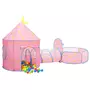 VIDAXL Tente de jeu pour enfants Rose 301x120x128 cm