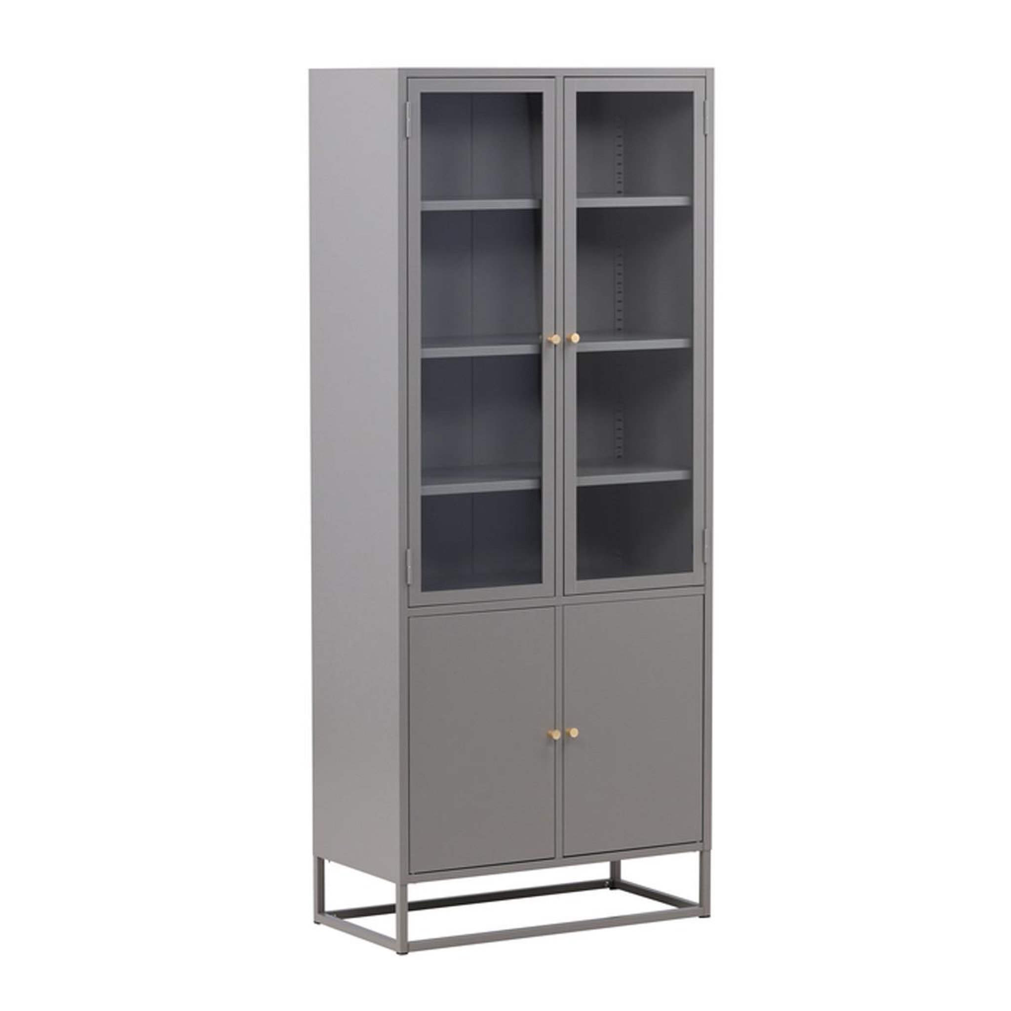 Paris Prix Vaisselier 4 portes  bakal  190cm gris