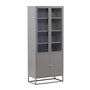 Voir la diapositive 1 : Paris Prix Vaisselier 4 Portes  Bakal  190cm Gris
