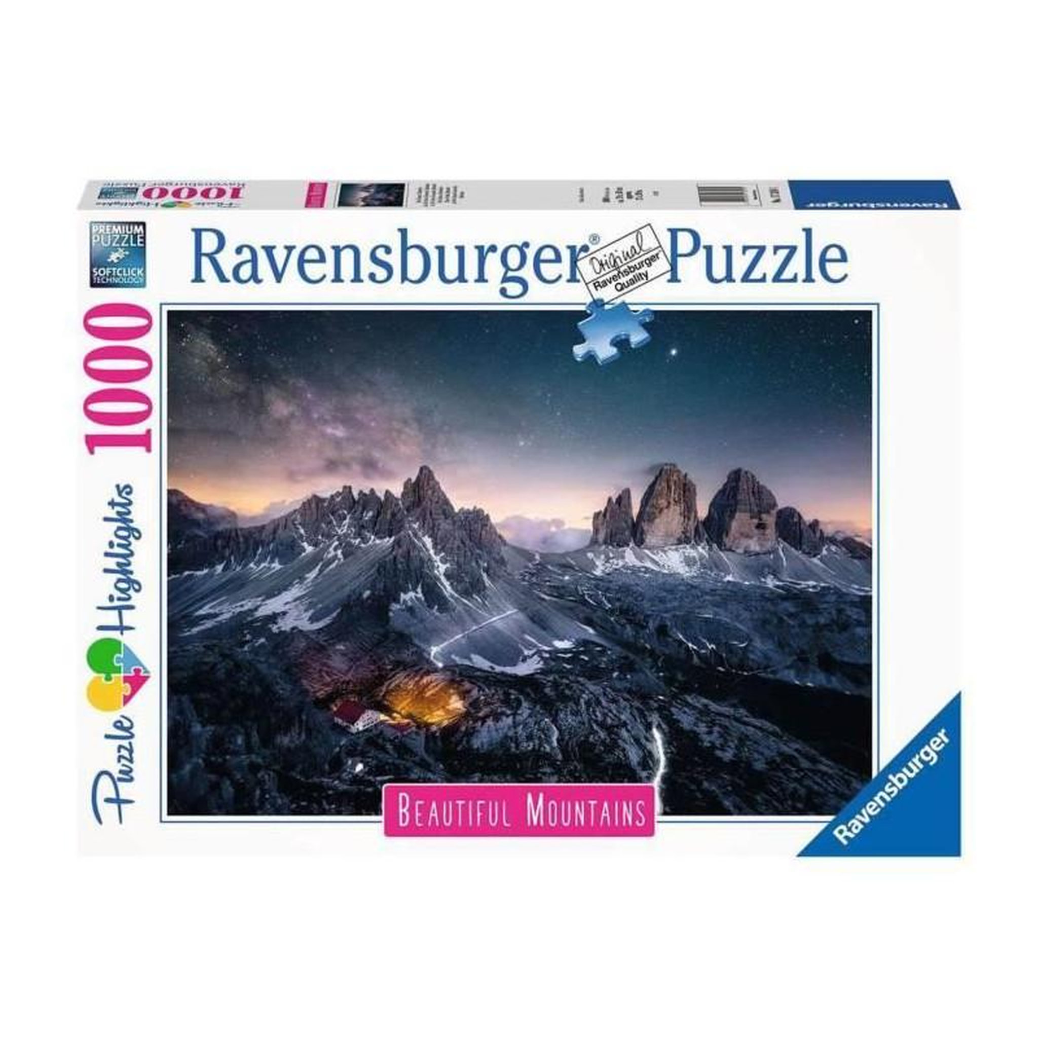 Voir la diapositive 3 : RAVENSBURGER Puzzle 1000 p Les Tre Cime