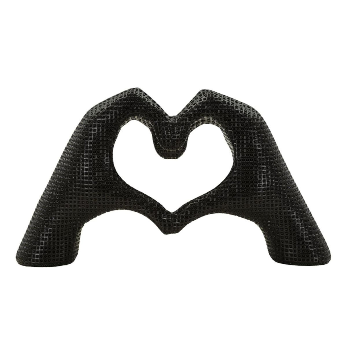 Paris Prix Mains Cœur Déco  Lover  25cm Noir
