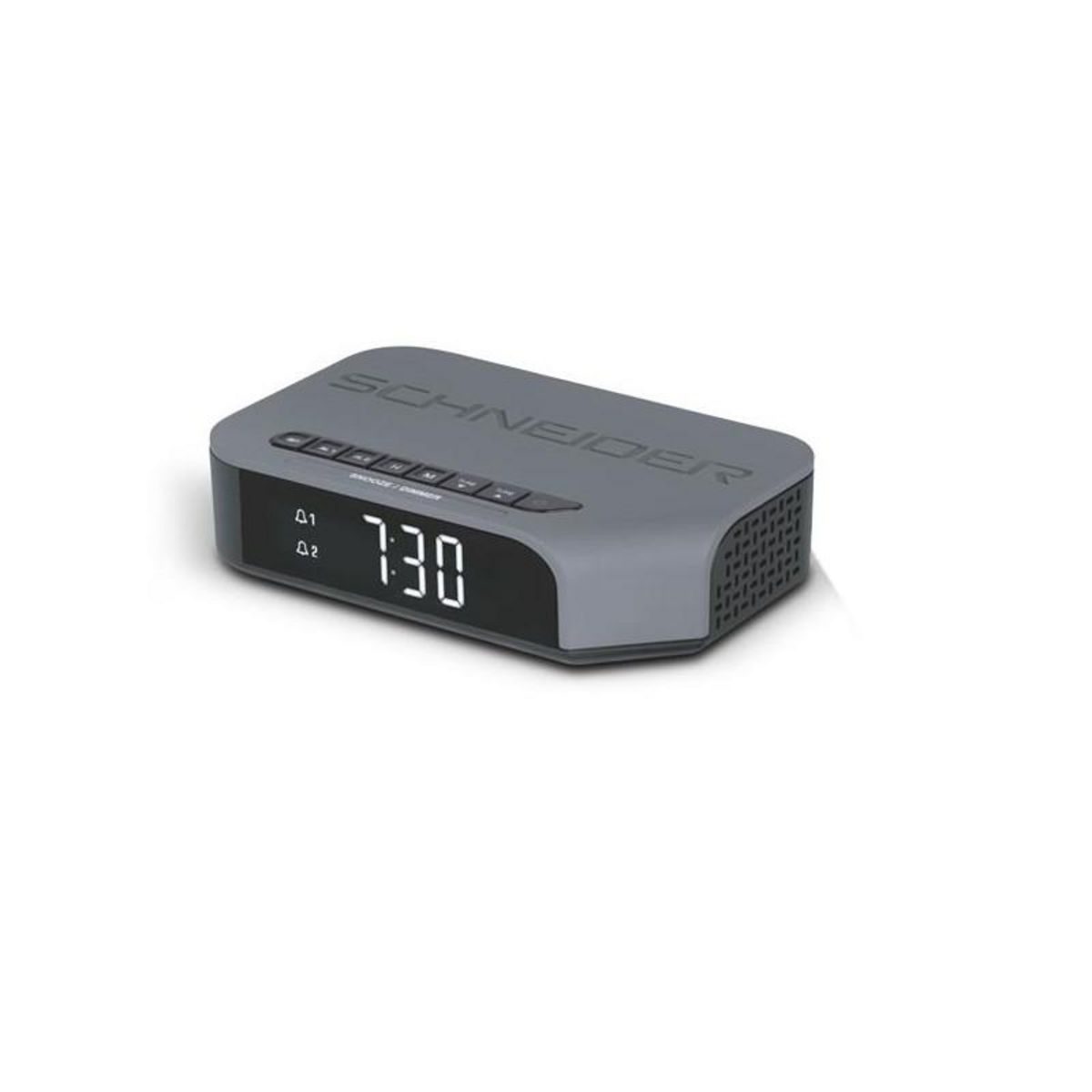 SCHNEIDER RADIO REVEIL VIVA GRIS SCHNEIDER Code douanier 8527921000 Origine China SCHNEIDER - SC310G