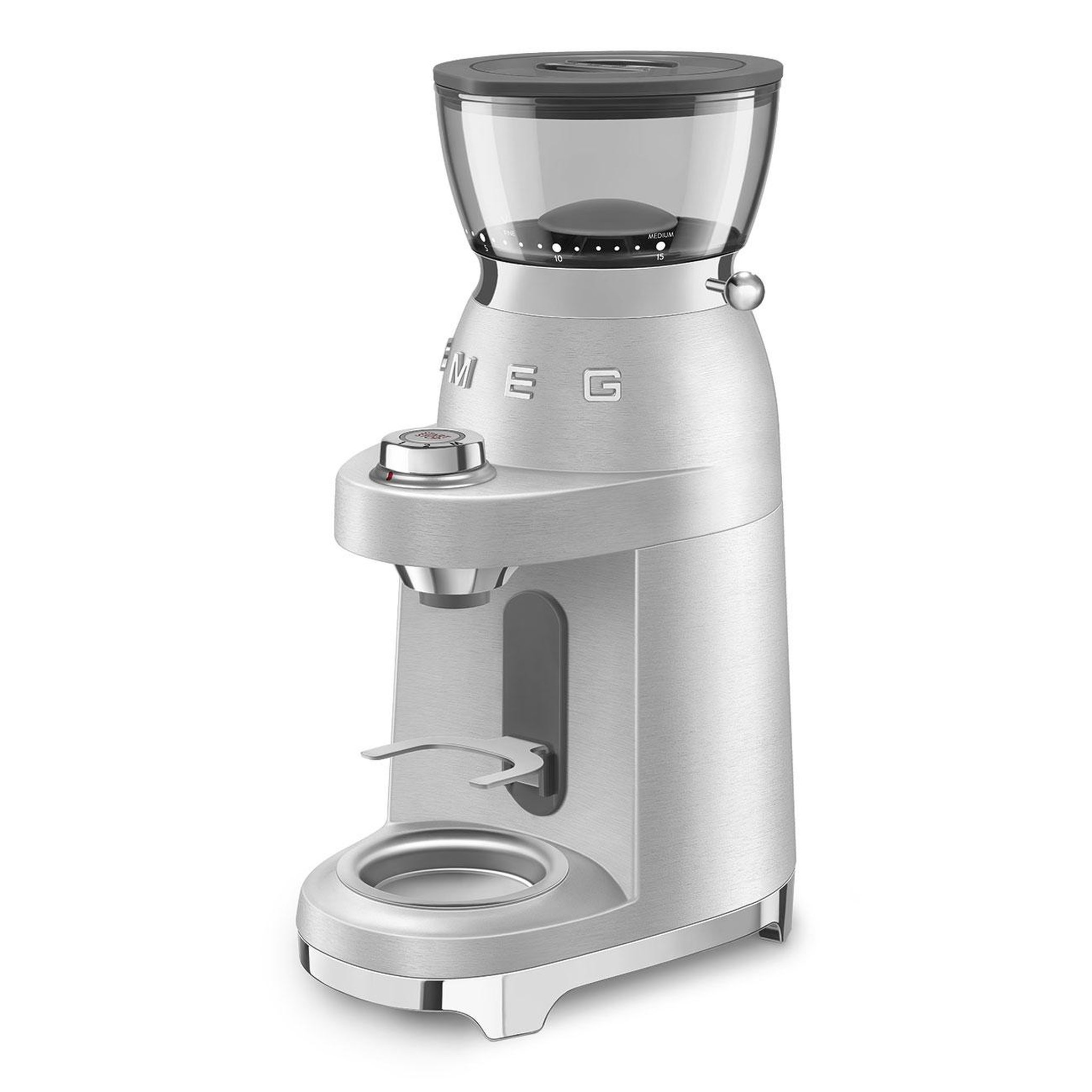 SMEG Moulin à café électrique 240g 150w aluminium - cgf02sseu