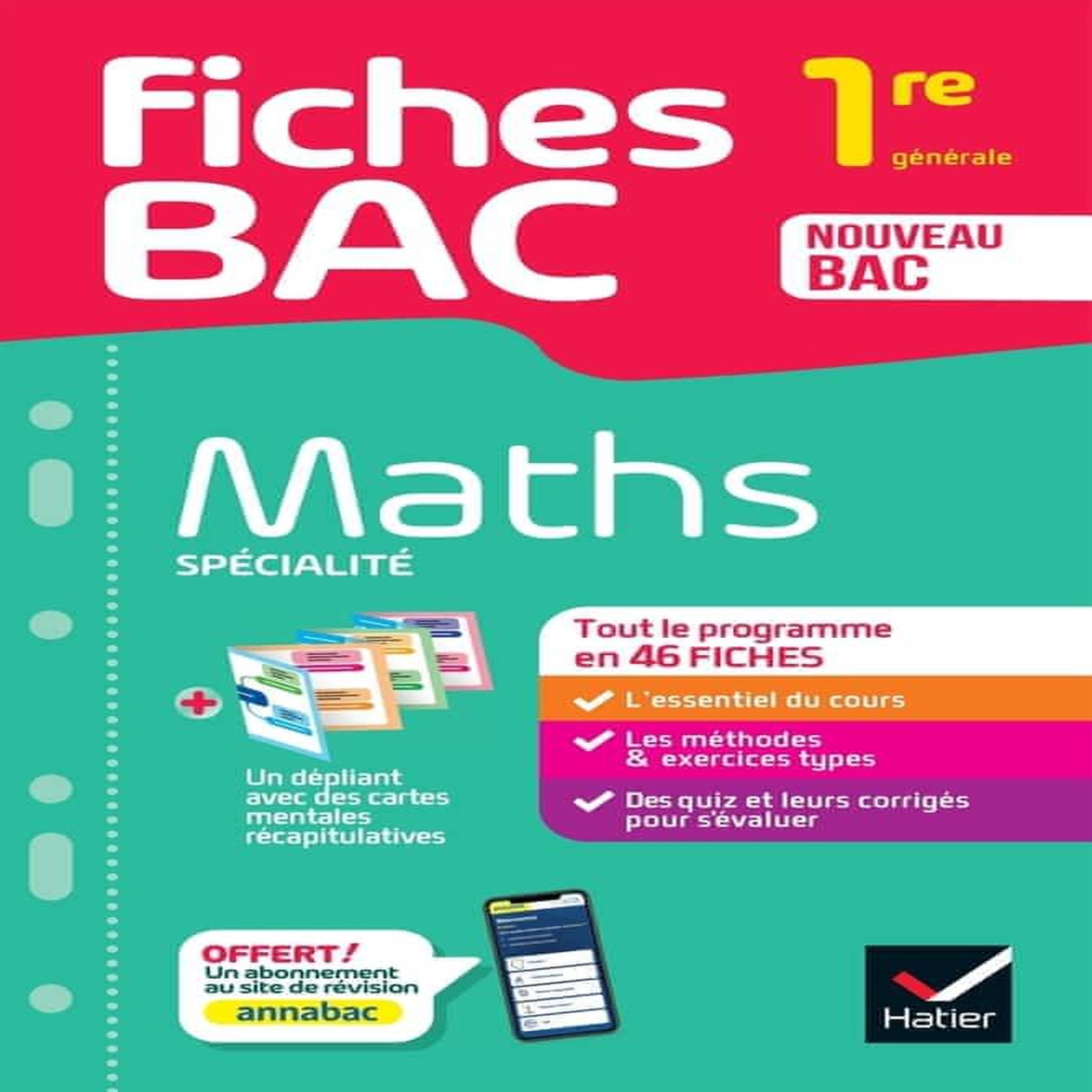 MATHS 1RE GENERALE SPECIALITE, Abadie Michel