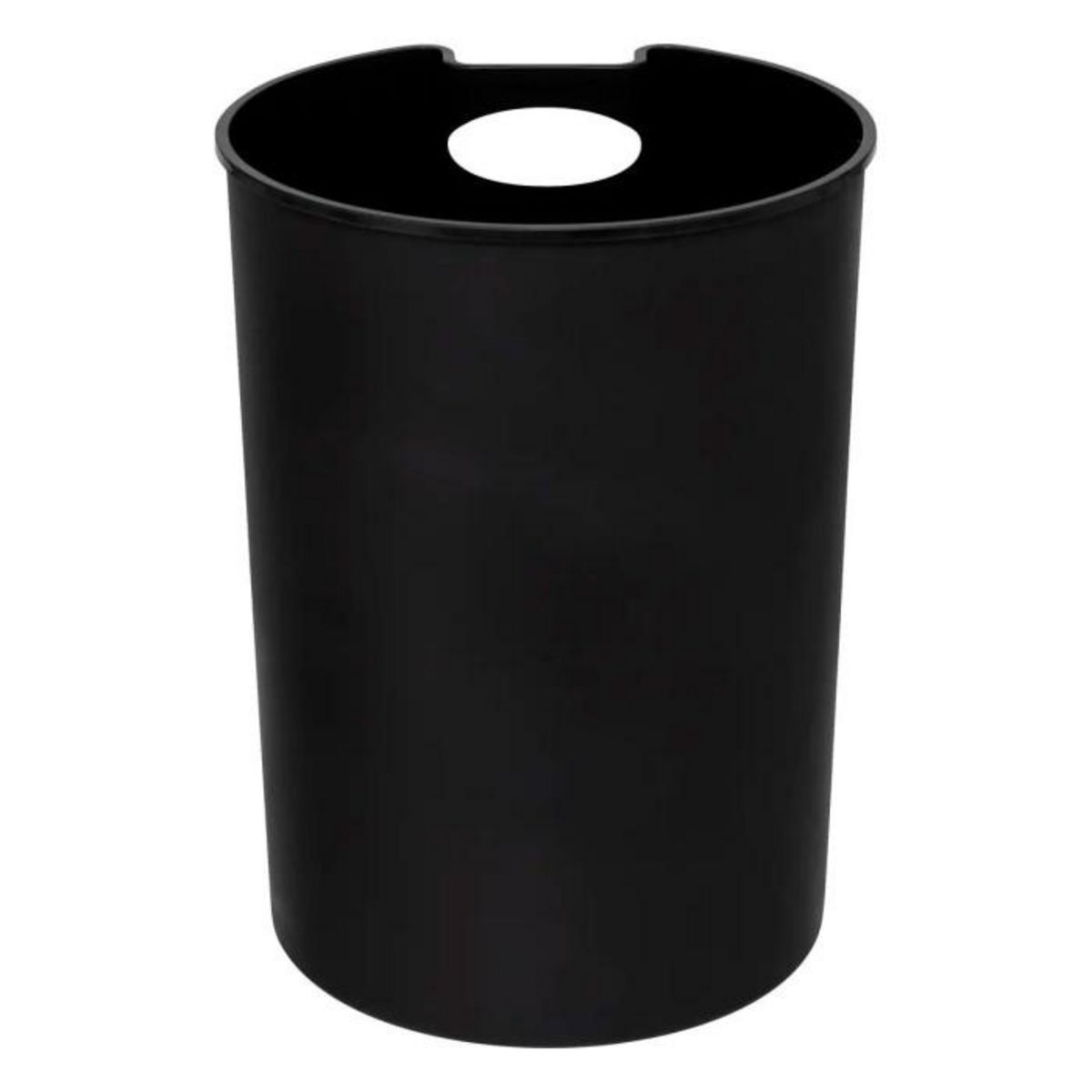 FIVE Poubelle en Métal  Delta  6L Inox Noir