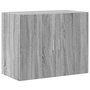 Voir la diapositive 2 : VIDAXL Armoire murale sonoma gris 80x42,5x64 cm bois d'ingenierie