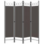 Voir la diapositive 2 : VIDAXL Cloison de separation 4 panneaux Anthracite 160 x 180 cm