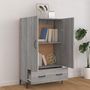 Voir la diapositive 3 : VIDAXL Buffet Sonoma gris 70x31x115 cm Bois d ingénierie