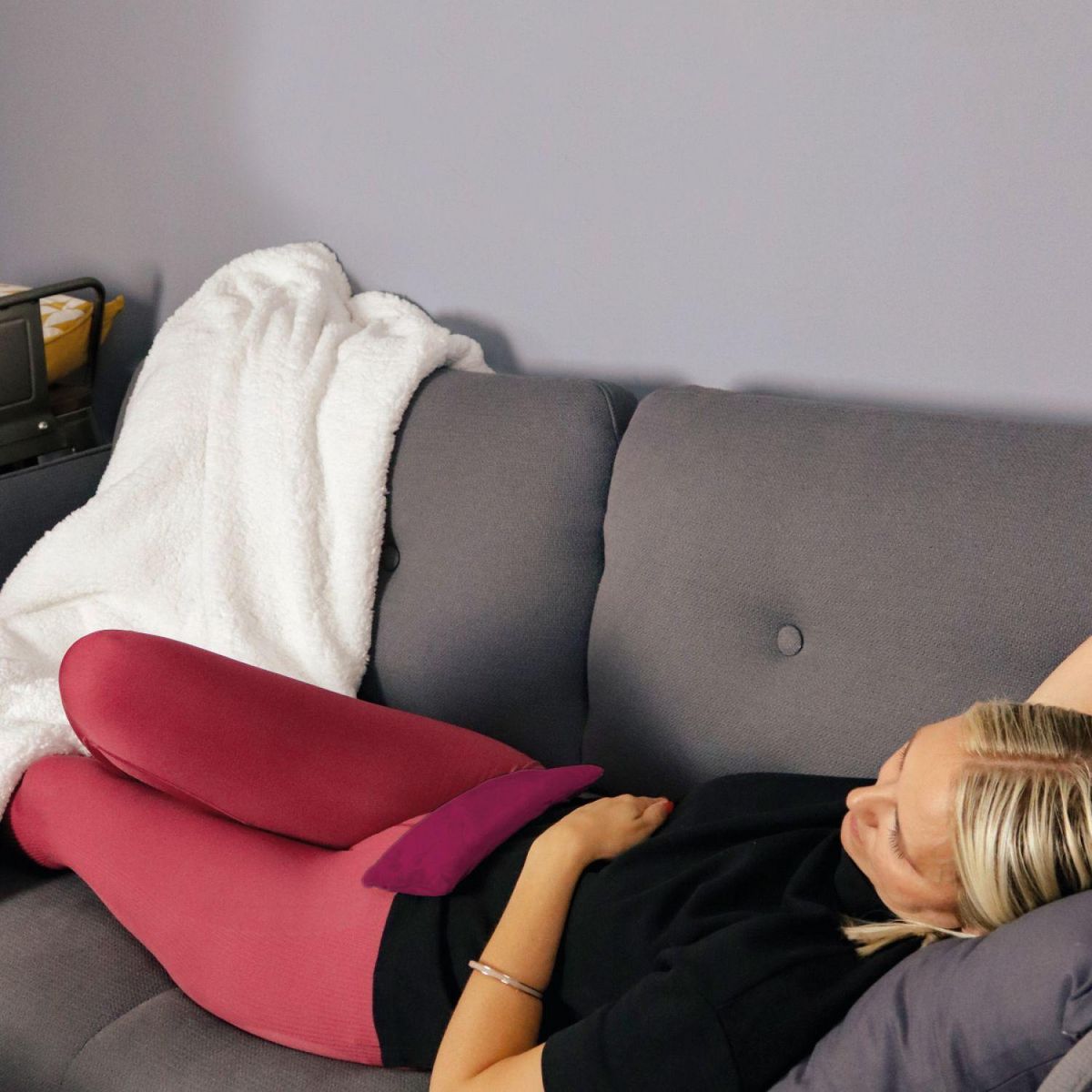 VIVEZEN Bouillotte chauffante ou refroidissante 10 x 22cm déhoussable pour toutes parties du corps