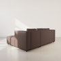 Voir la diapositive 5 : LISA DESIGN Stella - canapé d'angle droit 4 places en simili