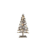 EDM Arbre en rotin micro-LED EDM - esprit de Noël - effet givre - 50 cm - 72217