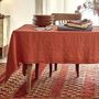 Voir la diapositive 3 : Paris Prix Nappe Rectangulaire  Alaba  140x250cm Terracotta