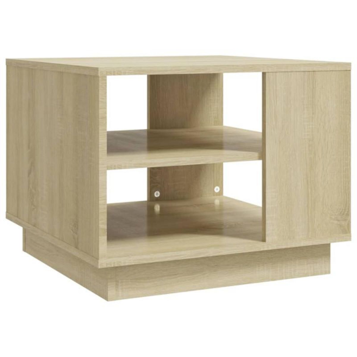 VIDAXL Table basse chêne sonoma 55x55x43 cm bois d ingénierie
