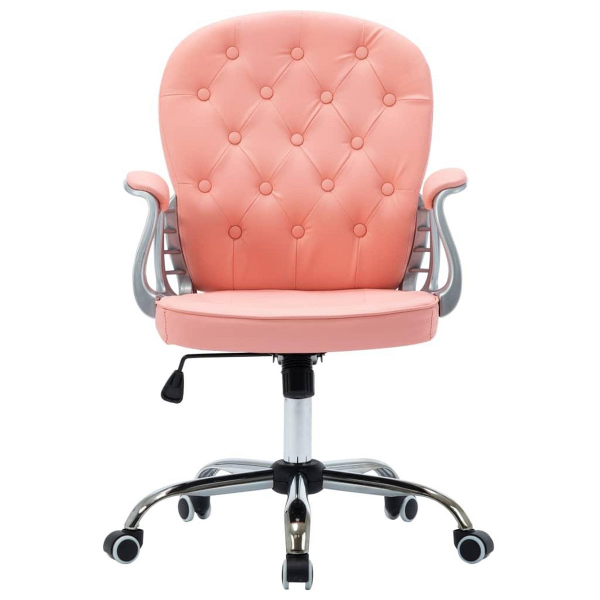 VIDAXL Chaise de bureau pivotante Rose Similicuir