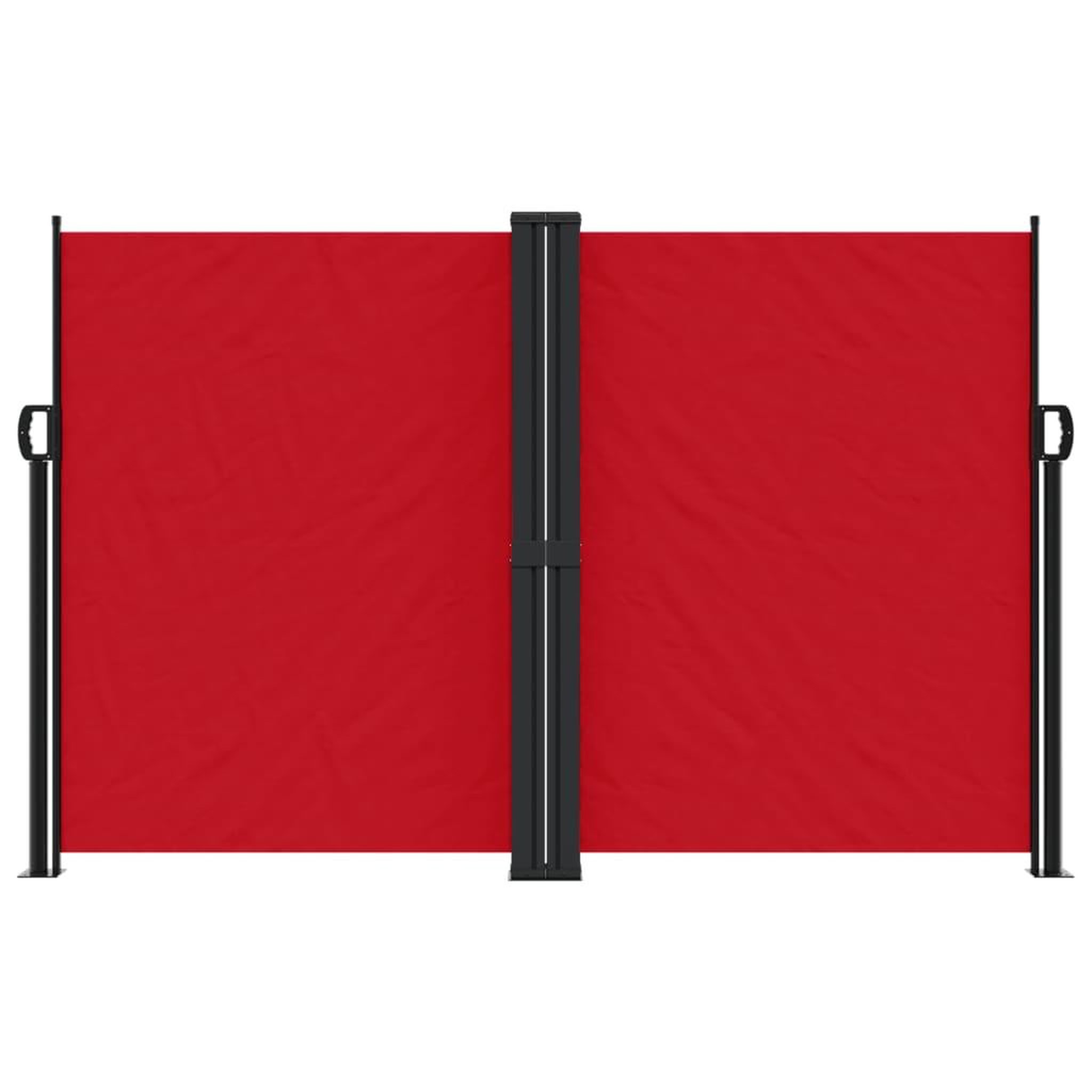 Voir la diapositive 3 : VIDAXL Auvent lateral retractable rouge 160x1200 cm