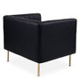 Voir la diapositive 3 : Paris Prix Fauteuil Design  Taylor  84cm Noir