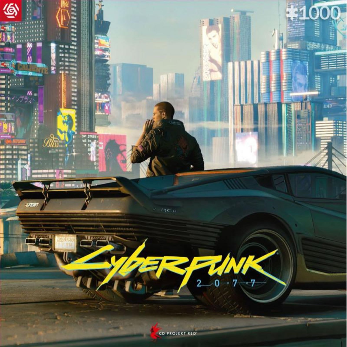 Just for games Puzzle 1000 pièces Cyberpunk 2077 Mercenary on the Rise