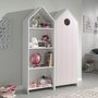 Voir la diapositive 1 : Paris Prix Pack - Étagère & Armoire 4 Niveaux  Casami  171cm Blanc & Rose